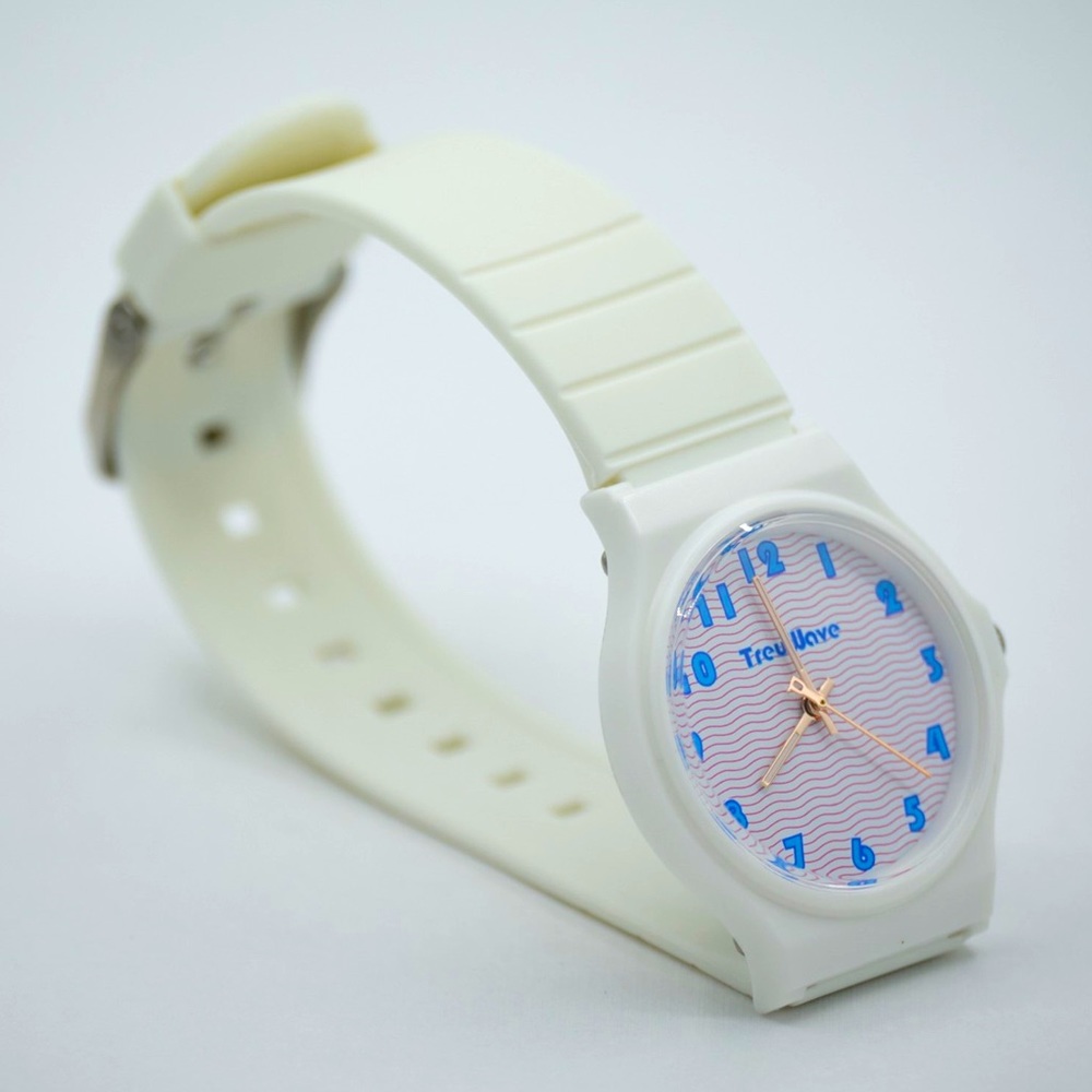 TreuWave Athletic Watch - Smooth Sailing White
